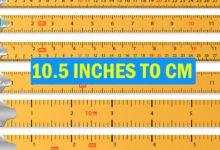 10.5 Inches to CM