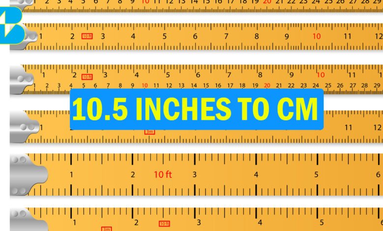 10.5 Inches to CM