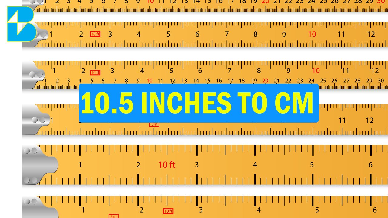 10.5 Inches to CM